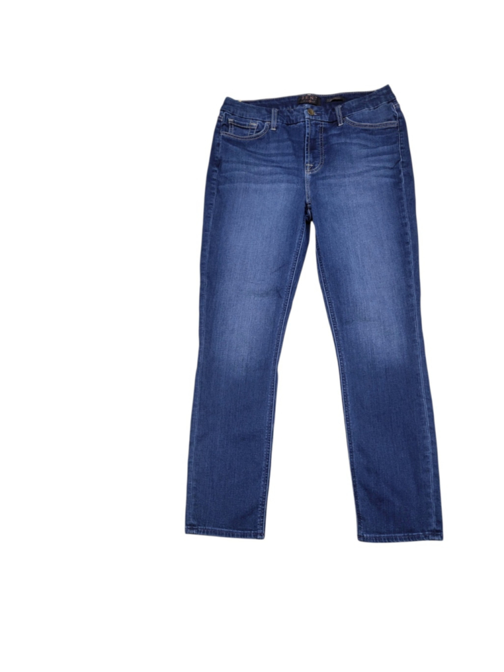 Seven For All Mankind Jen7 Women's Medium Wash Blue Ankle Skinny Jeans Size 8 - Picture 5 of 11